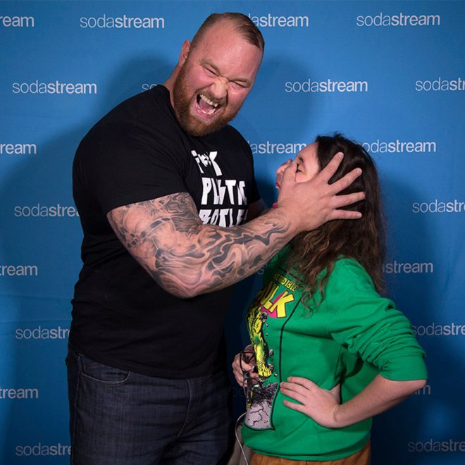 Sodastream animation photocall