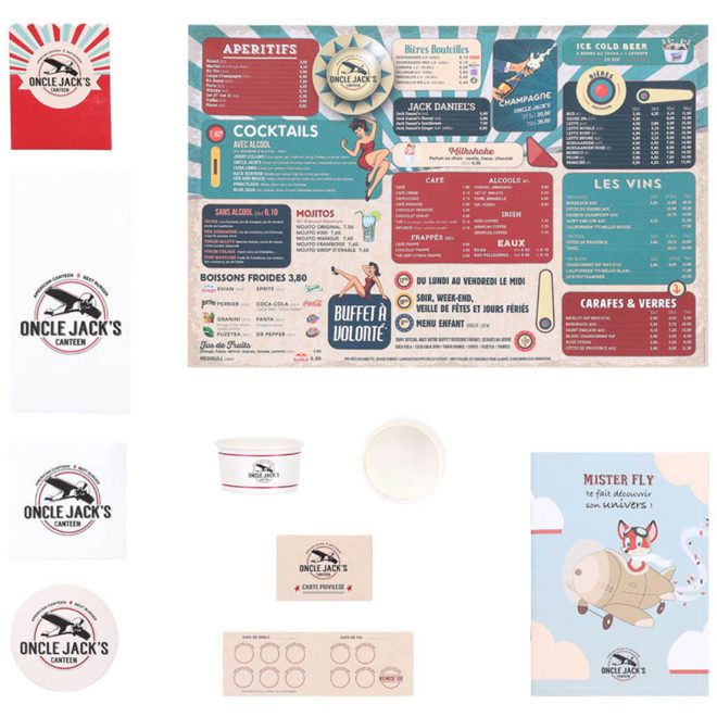 Photographie de packaging set restaurant