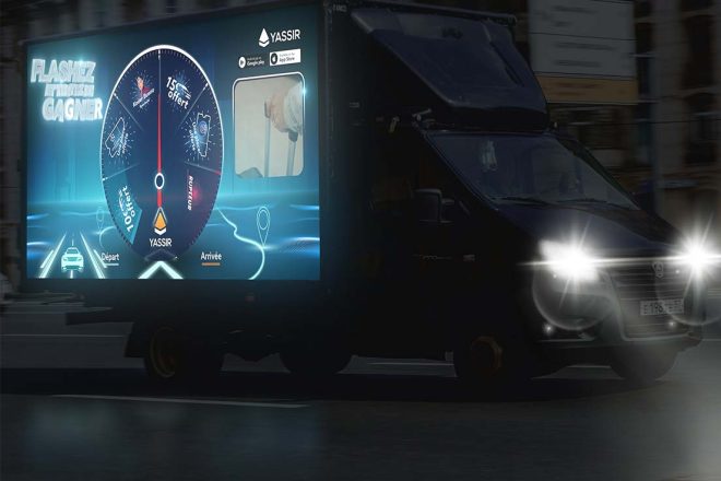 Visuel camion LED opération flash & magic