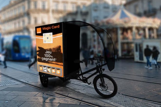 Triporteur opération marketing Orange